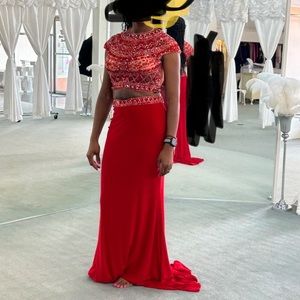 2 Piece Prom dress